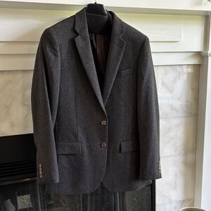 J. Crew Charcoal Tweed Blazer
